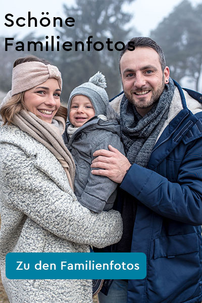 Schönes Familienfoto im Winter - Fotograf Andreas Vogt