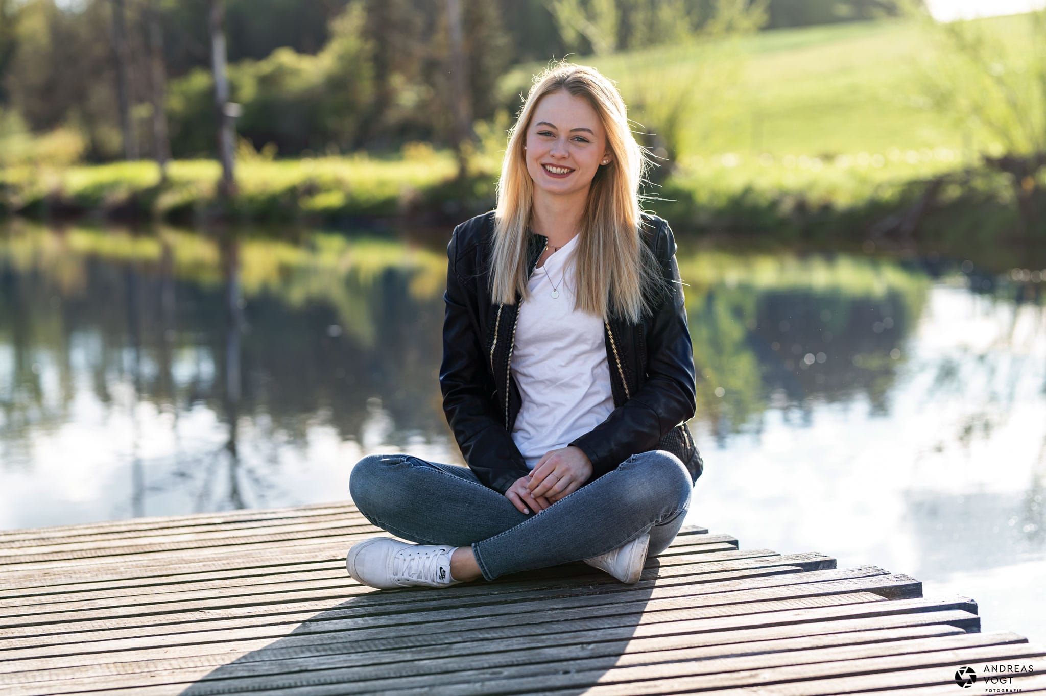 Andrea Fotoshooting am See bei Ellwangen - Fotograf Andreas Vogt