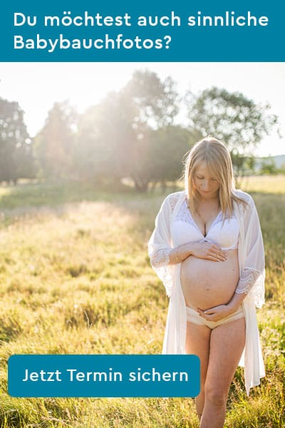 Du möchtest auch sinnliche Babybauchfotos - Jetzt Termin sichern