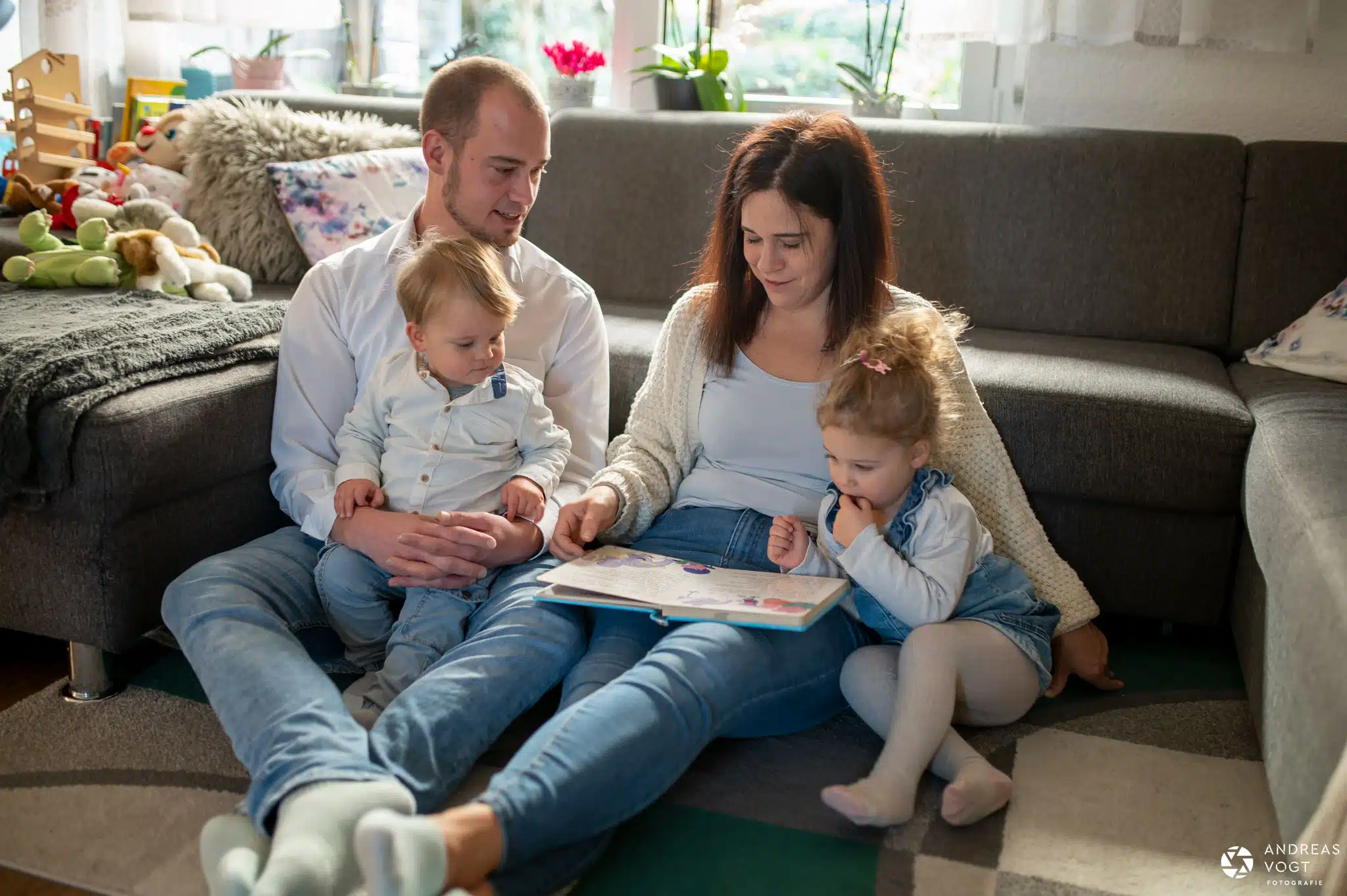 Familienfotos im eigenen Zuhause - Fotograf Andreas Vogt